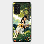 Strings of Love Glass Case Cover For Samsung Galaxy M13