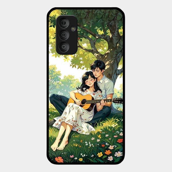 Strings of Love Glass Case Cover For Samsung Galaxy F23 5G
