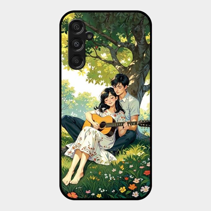 Strings of Love Glass Case Cover For Samsung Galaxy F34 5G