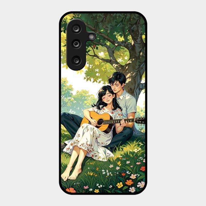 Strings of Love Glass Case Cover For Samsung Galaxy F36 5G