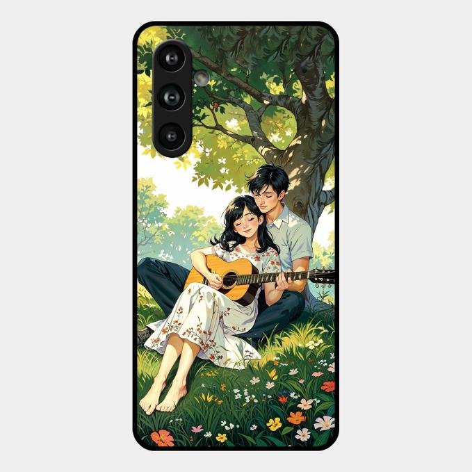 Strings of Love Glass Case Cover For Samsung Galaxy M54 5G
