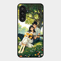Strings of Love Glass Case Cover For Samsung Galaxy F55 5G