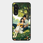 Strings of Love Glass Case Cover For Samsung Galaxy F55 5G