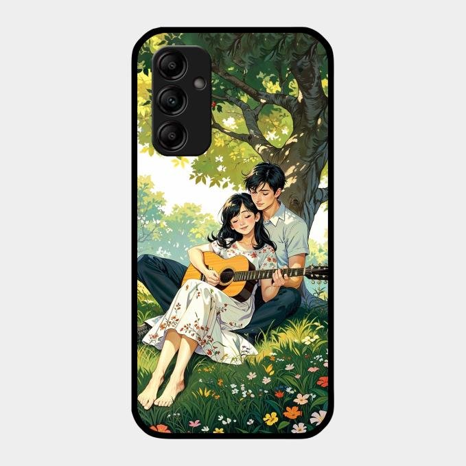 Strings of Love Glass Case Cover For Samsung Galaxy M14 5G