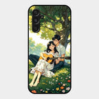 Strings of Love Glass Case Cover For Samsung Galaxy M34 5G