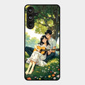 Strings of Love Glass Case Cover For Samsung Galaxy M55 5G