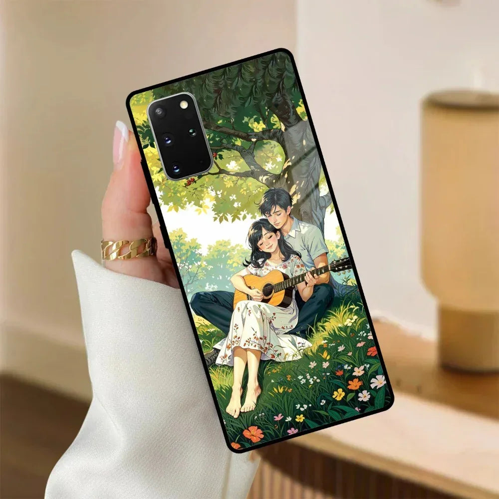 Strings of Love Glass Case Cover For Samsung - ShopOnCliQ
