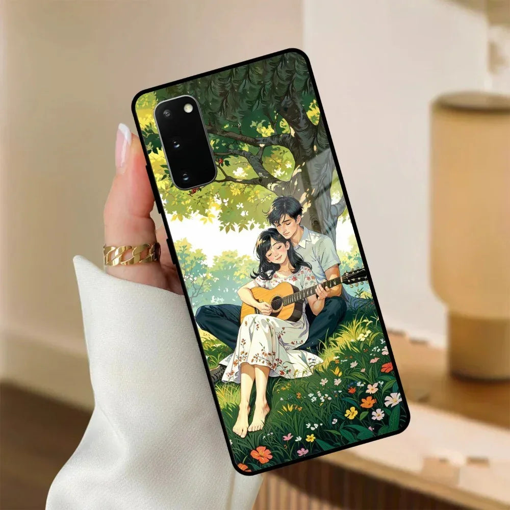 Strings of Love Glass Case Cover For Samsung - ShopOnCliQ
