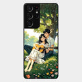 Strings of Love Glass Case Cover For Samsung Galaxy S21 Ultra