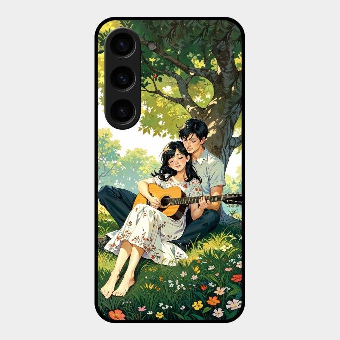 Strings of Love Glass Case Cover For Samsung Galaxy S23 5G