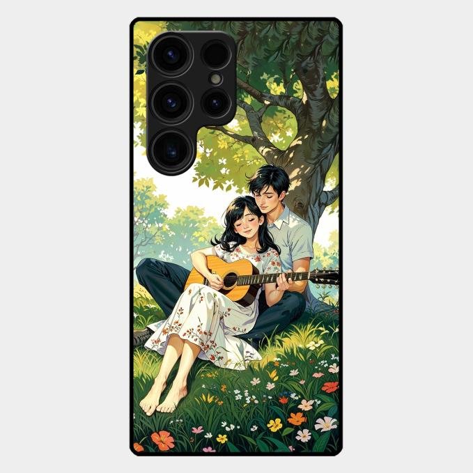 Strings of Love Glass Case Cover For Samsung Galaxy S23 Ultra 5G