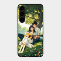 Strings of Love Glass Case Cover For Samsung Galaxy S24 Plus 5G