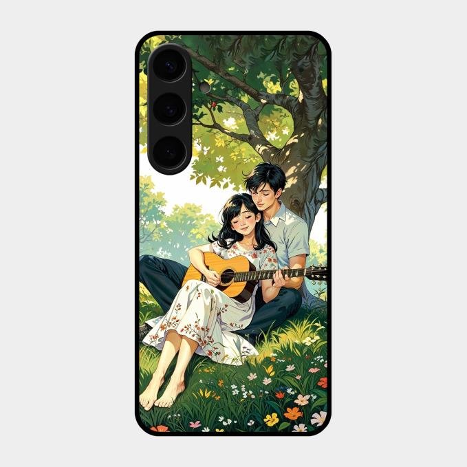 Strings of Love Glass Case Cover For Samsung Galaxy S24 Plus 5G