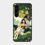 Strings of Love Glass Case Cover For Samsung Galaxy S25 Plus 5G