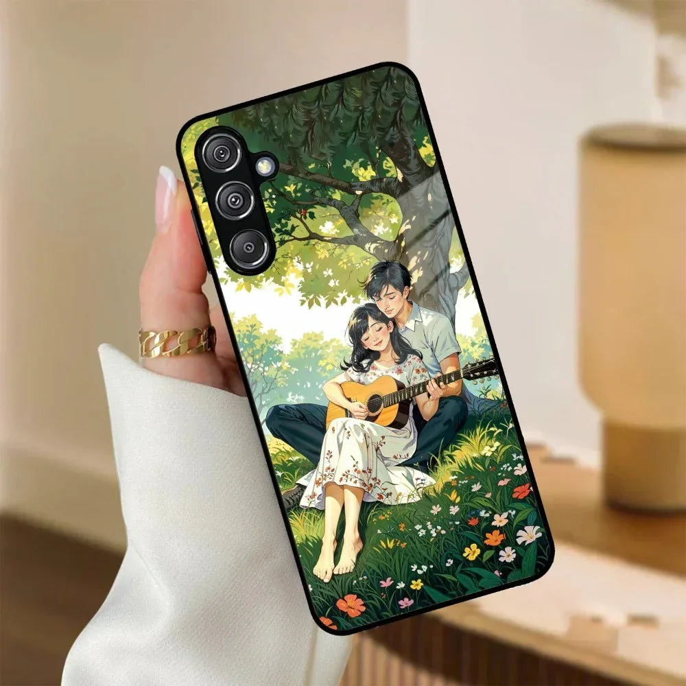 Strings of Love Glass Case Cover For Samsung - ShopOnCliQ