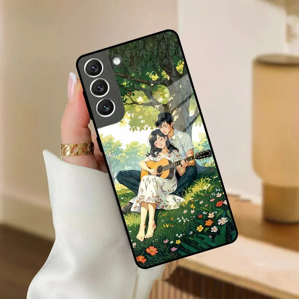 Strings of Love Glass Case Cover For Samsung - ShopOnCliQ