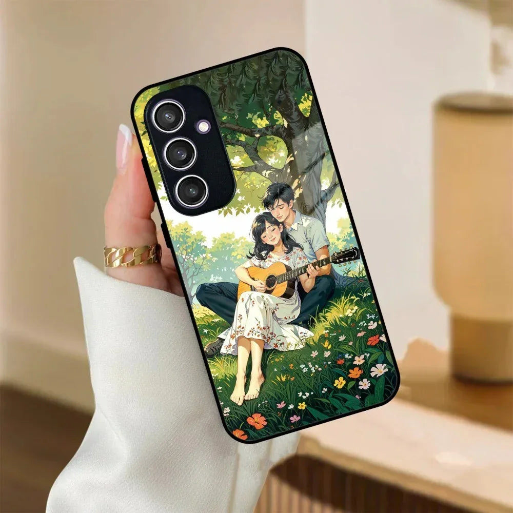 Strings of Love Glass Case Cover For Samsung - ShopOnCliQ