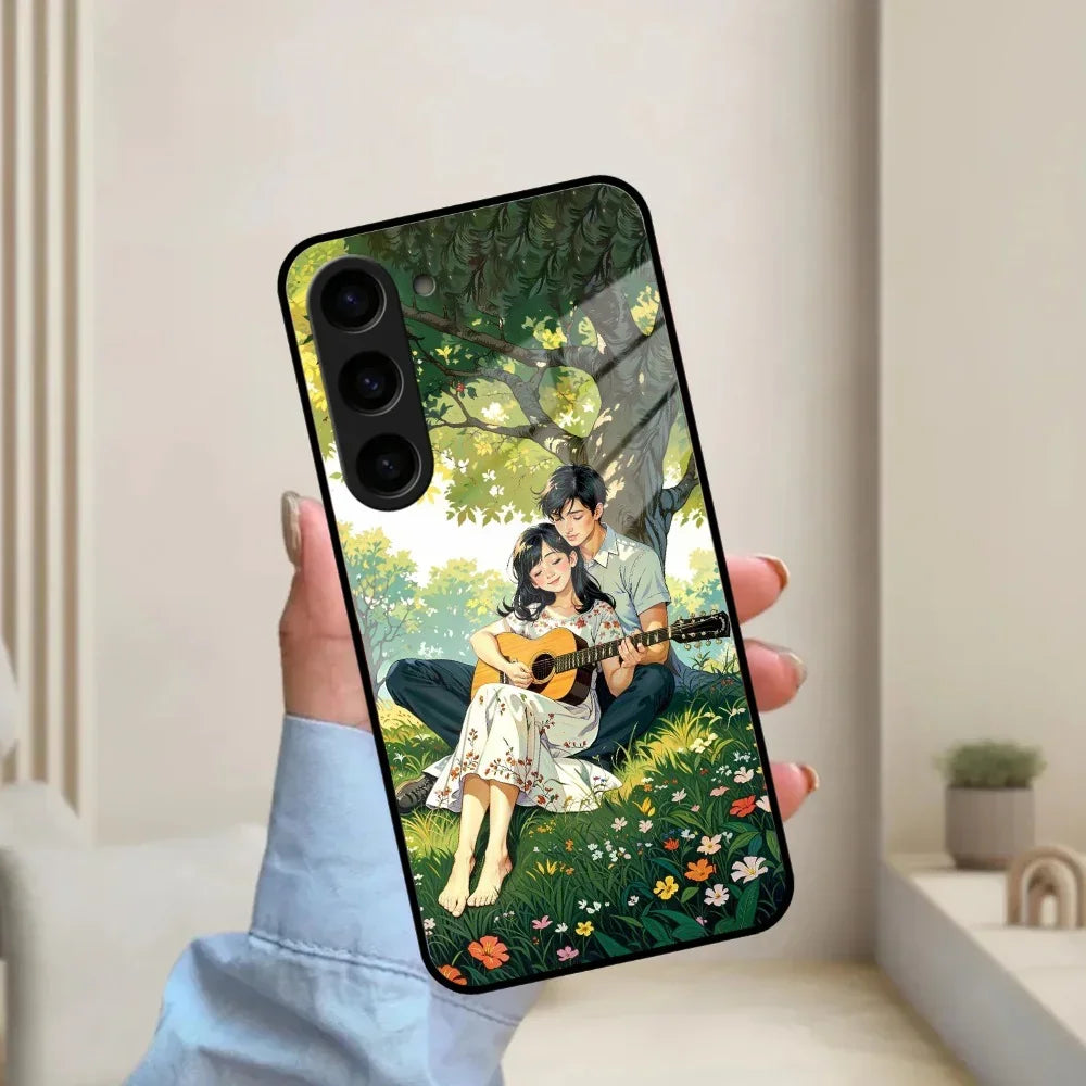Strings of Love Glass Case Cover For Samsung - ShopOnCliQ