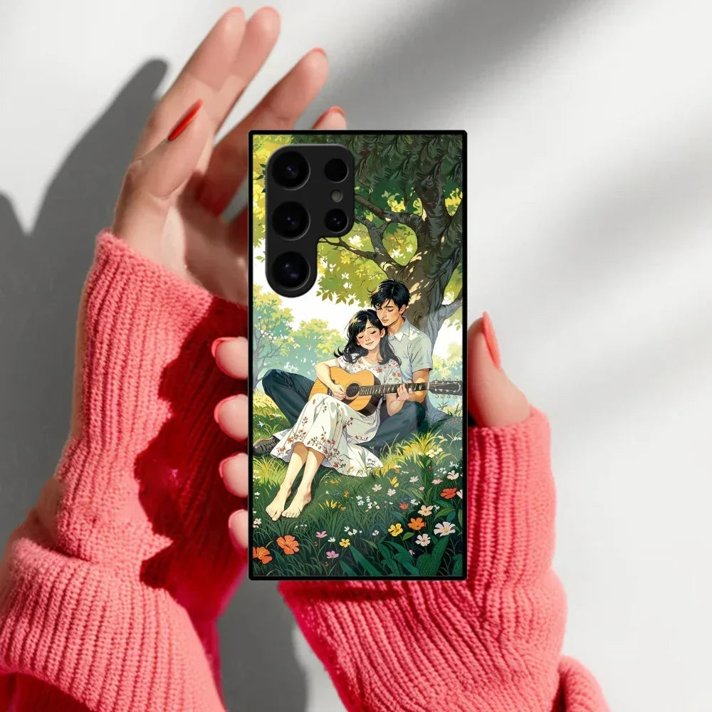 Strings of Love Glass Case Cover For Samsung - ShopOnCliQ