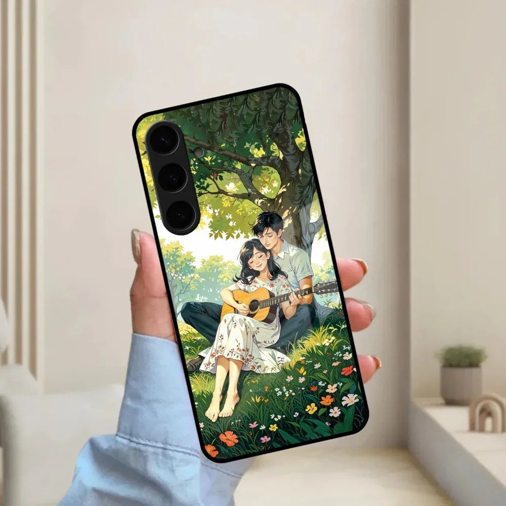 Strings of Love Glass Case Cover For Samsung - ShopOnCliQ