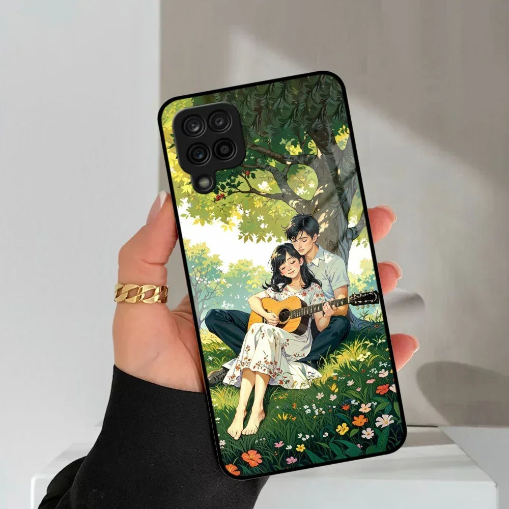 Strings of Love Glass Case Cover For Samsung - ShopOnCliQ