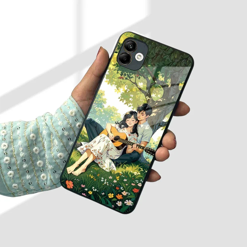 Strings of Love Glass Case Cover For Samsung - ShopOnCliQ