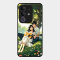 Strings of Love Glass Case Cover For Vivo T4X 5G