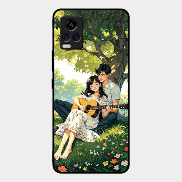 Strings of Love Glass Case Cover For Vivo V20 Pro 5G