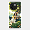 Strings of Love Glass Case Cover For Vivo V30E 5G