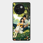 Strings of Love Glass Case Cover For Vivo V30E 5G