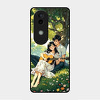 Strings of Love Glass Case Cover For Vivo V40E 5G