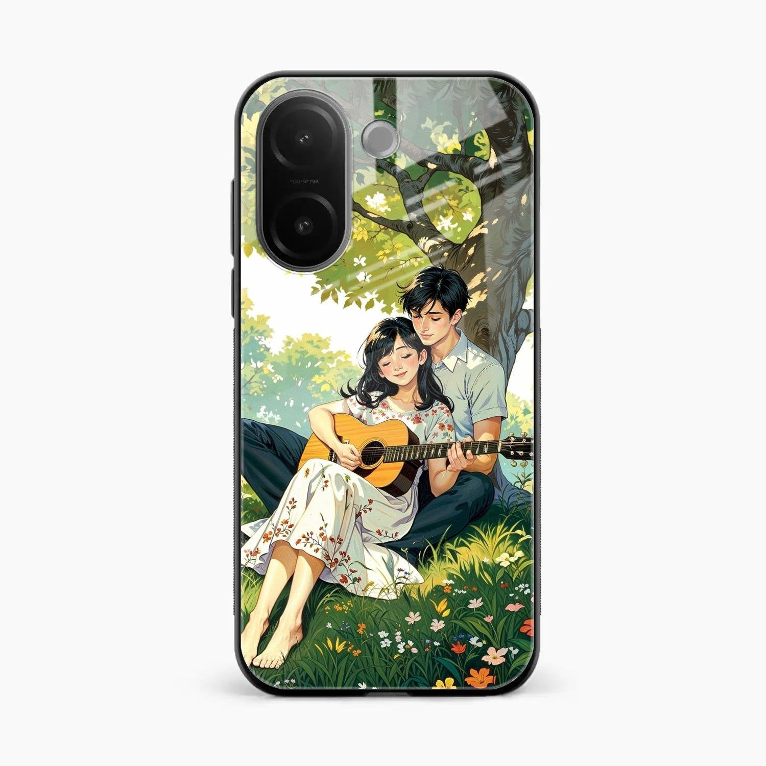 Strings of Love Glass Case Cover For Vivo V60e 5G