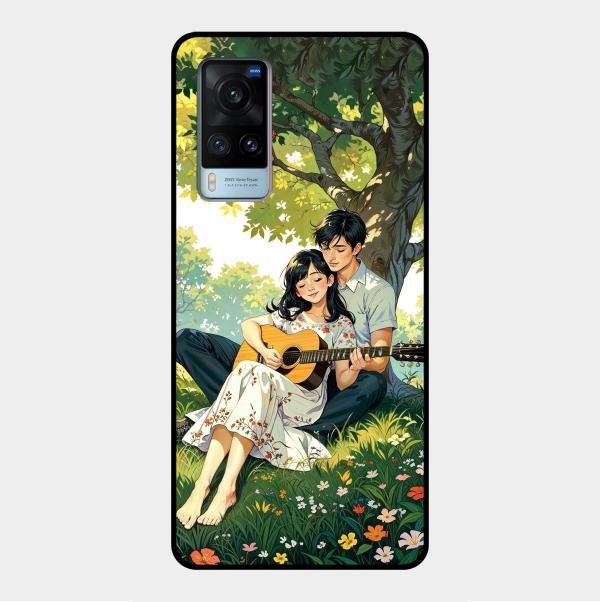 Strings of Love Glass Case Cover For Vivo X60 5G