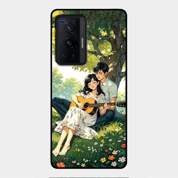 Strings of Love Glass Case Cover For Vivo X70 Pro 5G