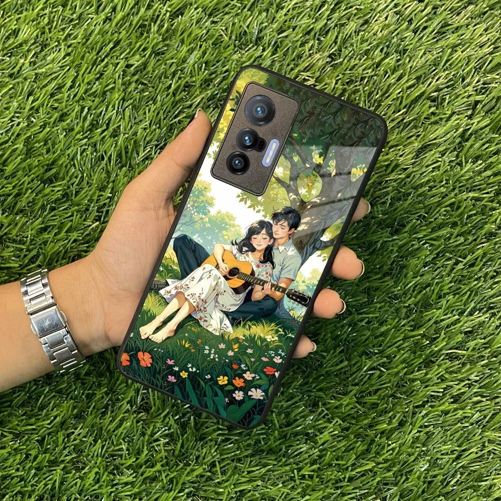 Strings of Love Glass Case Cover For Vivo - ShopOnCliQ
