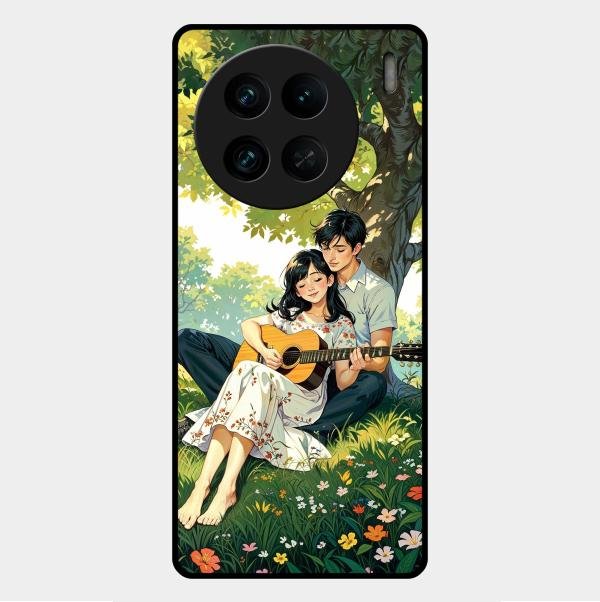 Strings of Love Glass Case Cover For Vivo X90 Pro 5G
