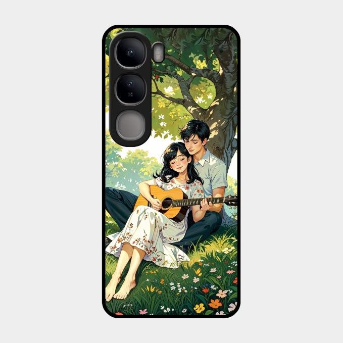 Strings of Love Glass Case Cover For Vivo Y300 5G