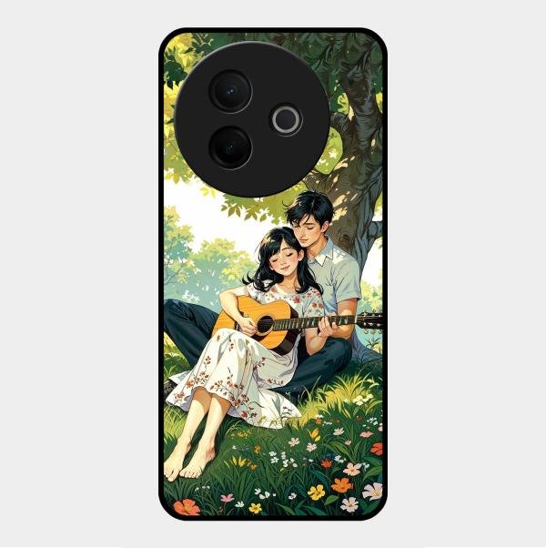 Strings of Love Glass Case Cover For Vivo Y39 5G