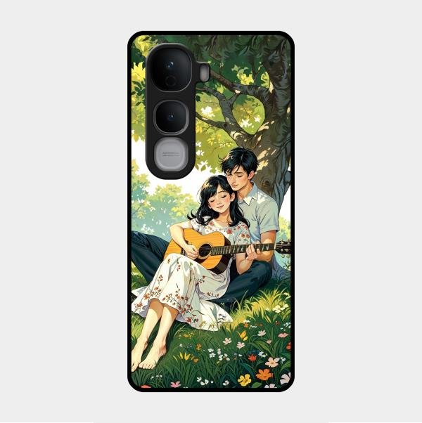 Strings of Love Glass Case Cover For Vivo Y400 Pro 5G