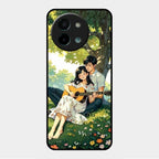 Strings of Love Glass Case Cover For Vivo Y58 5G