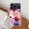 Stunning Floral Anti Yellow Clear Case For iPhone 17 Pro Max