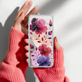 Stunning Floral Transparent Silicon Case For iQOO Z9 5G