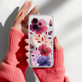 Stunning Floral Transparent Silicon Case For iQOO Neo 10R 5G