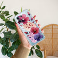 Stunning Floral Transparent Silicon Case For iQOO Z10x 5G