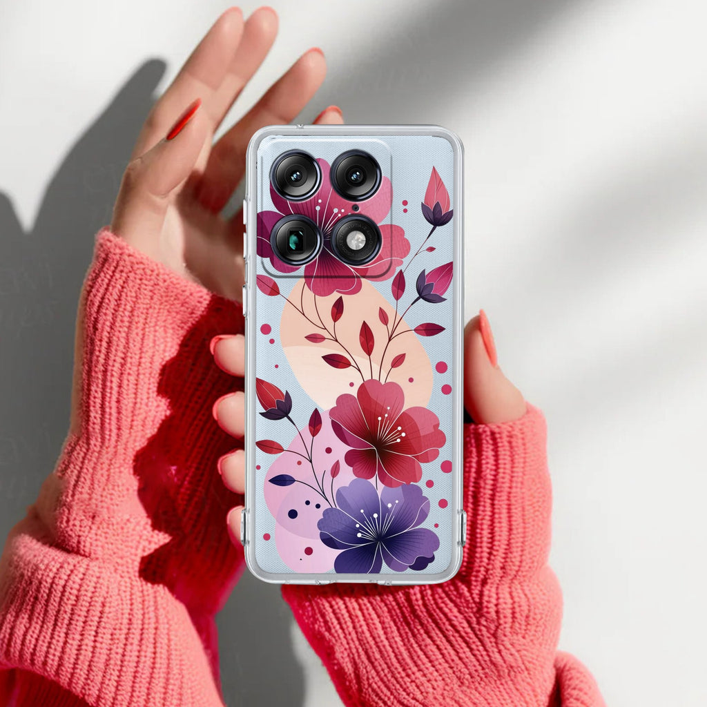 Stunning Floral Anti Yellow Case For Motorola Signature 5G