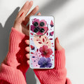 Stunning Floral Transparent Silicon Case For OnePlus 12 5G