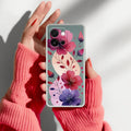 Stunning Floral Transparent Silicon Case For OnePlus 13s 5G