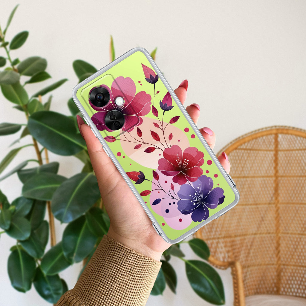 Stunning Floral Anti Yellow Case For OnePlus Nord CE 3 5G
