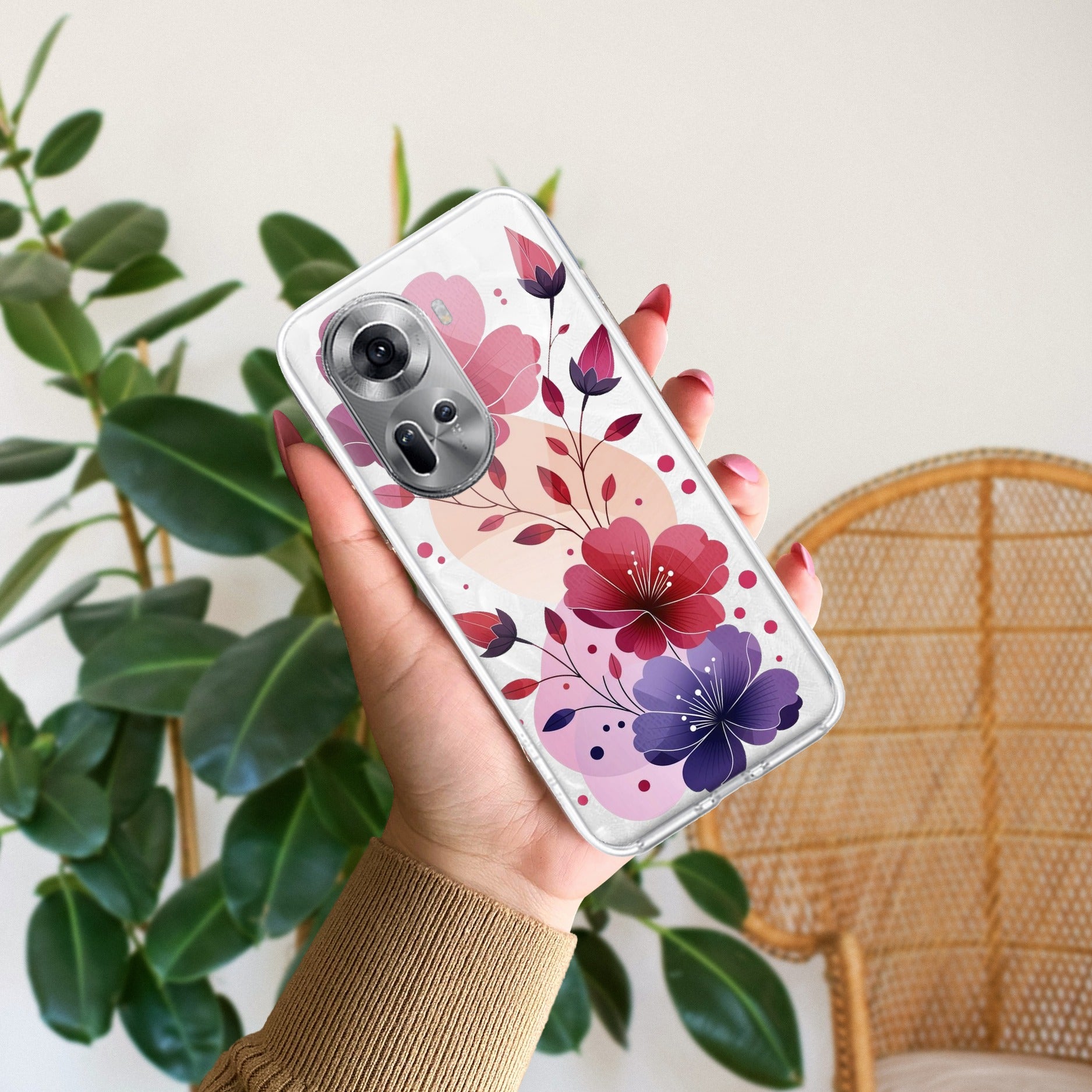 Personalized Pink Blossom Girl Anti Yellow Case For Google Pixel 9a 5G