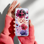 Stunning Floral Transparent Silicon Case For Realme/Narzo